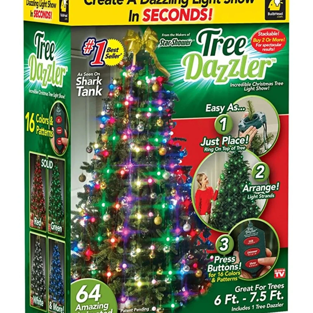 Christmas Tree Light Dazzler Xmas LED Decoration Lights